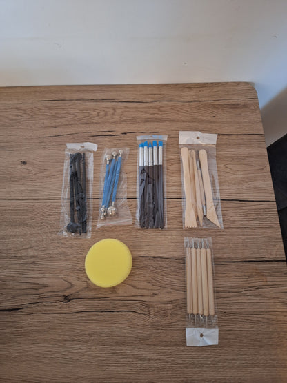 Magnifique Ensemble de 21+ outils de modelage pour poterie 🎨