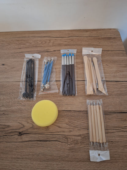Magnifique Ensemble de 21+ outils de modelage pour poterie 🎨