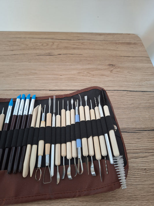 🎨 Complete 39-Piece Ceramic and Pottery Tool Set – Your Ultimate Creative Kit 🏺