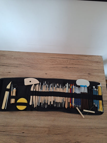 🎨 Ensemble complet de poterie – 61 pièces pour libérer ta créativité 🏺