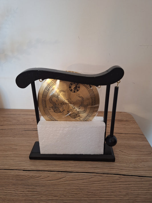 Gong en Laiton Harmony 🎵 - Instrument de Méditation & Décoration