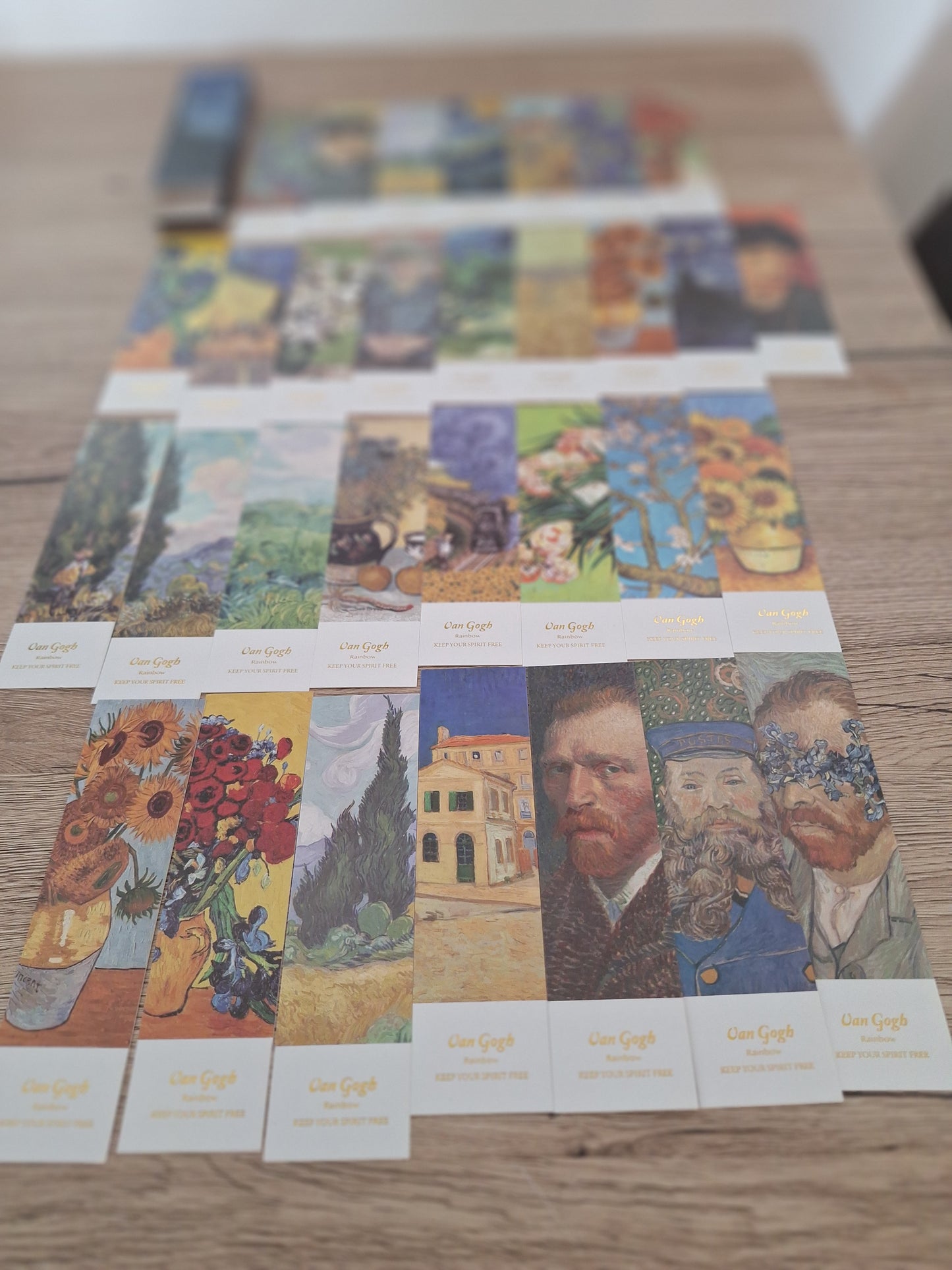 30 Artistic Bookmarks – Van Gogh Style Reproductions – For Readers, Students and Art Lovers
