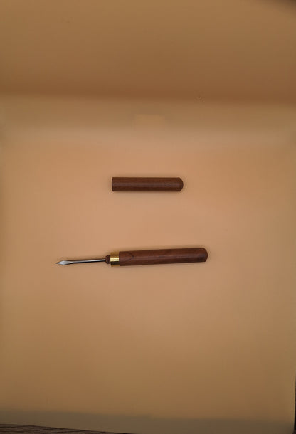 Couteau à Thé en Bois d’Acajou – Élégance & Précision pour le Thé Pu’er