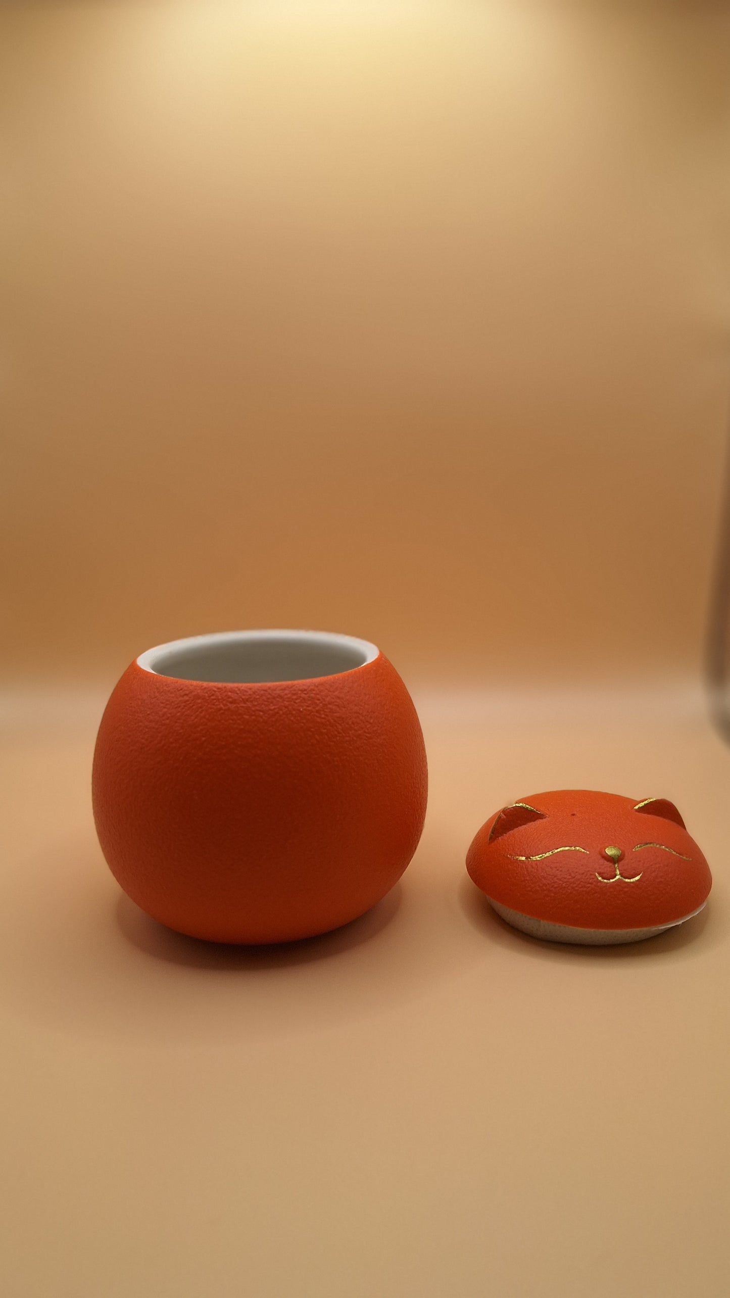 Bocaux à thé en forme de chat – en céramique et tout mignons - Couleur au choix