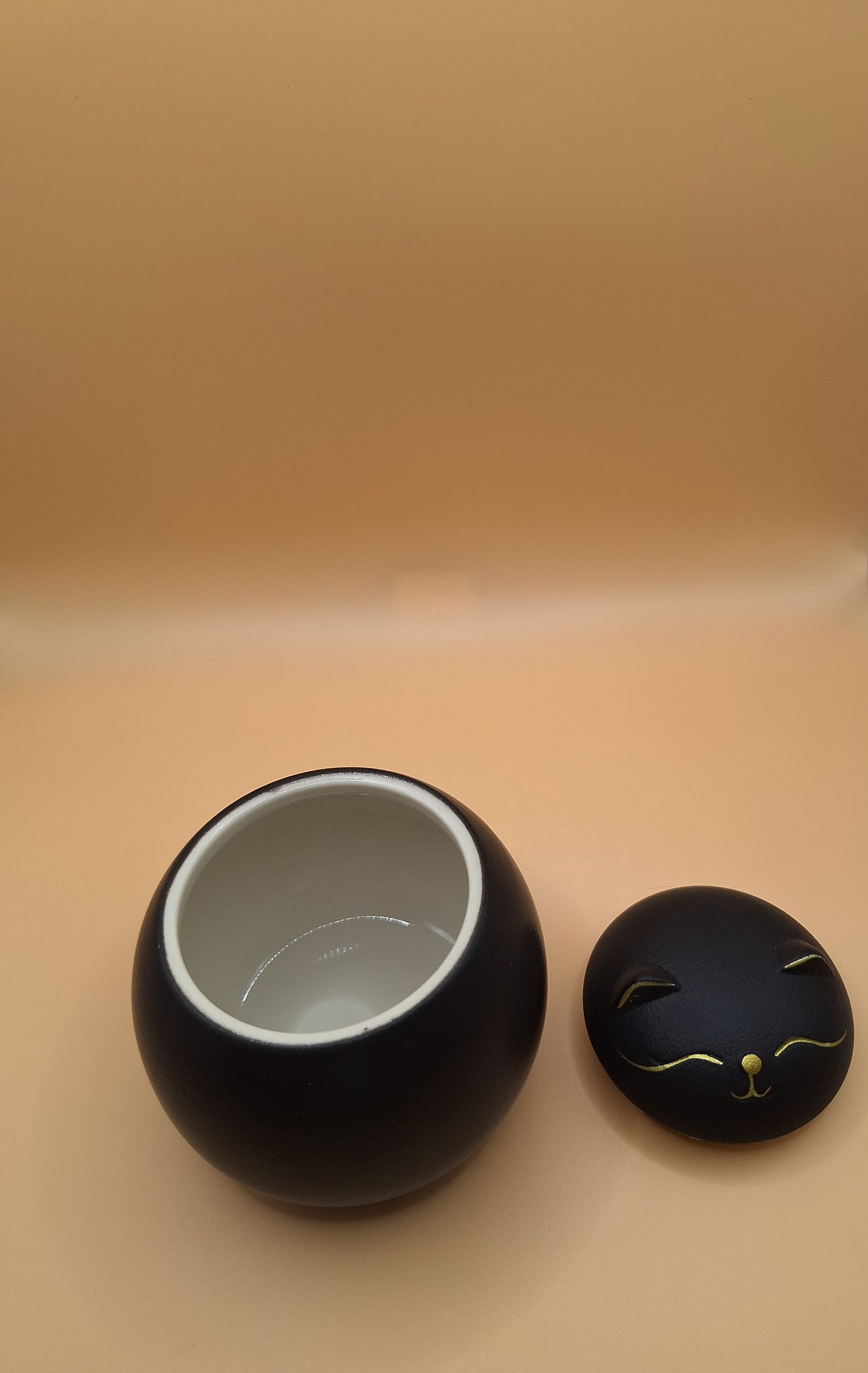 Bocaux à thé en forme de chat – en céramique et tout mignons - Couleur au choix