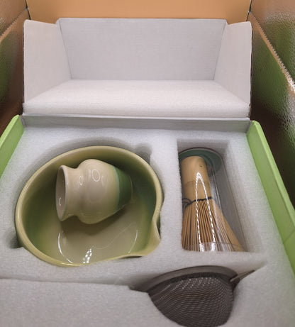 🌿🍶5-piece matcha kit - Ryokushiro – 緑白 Plant harmony &amp; vanilla light