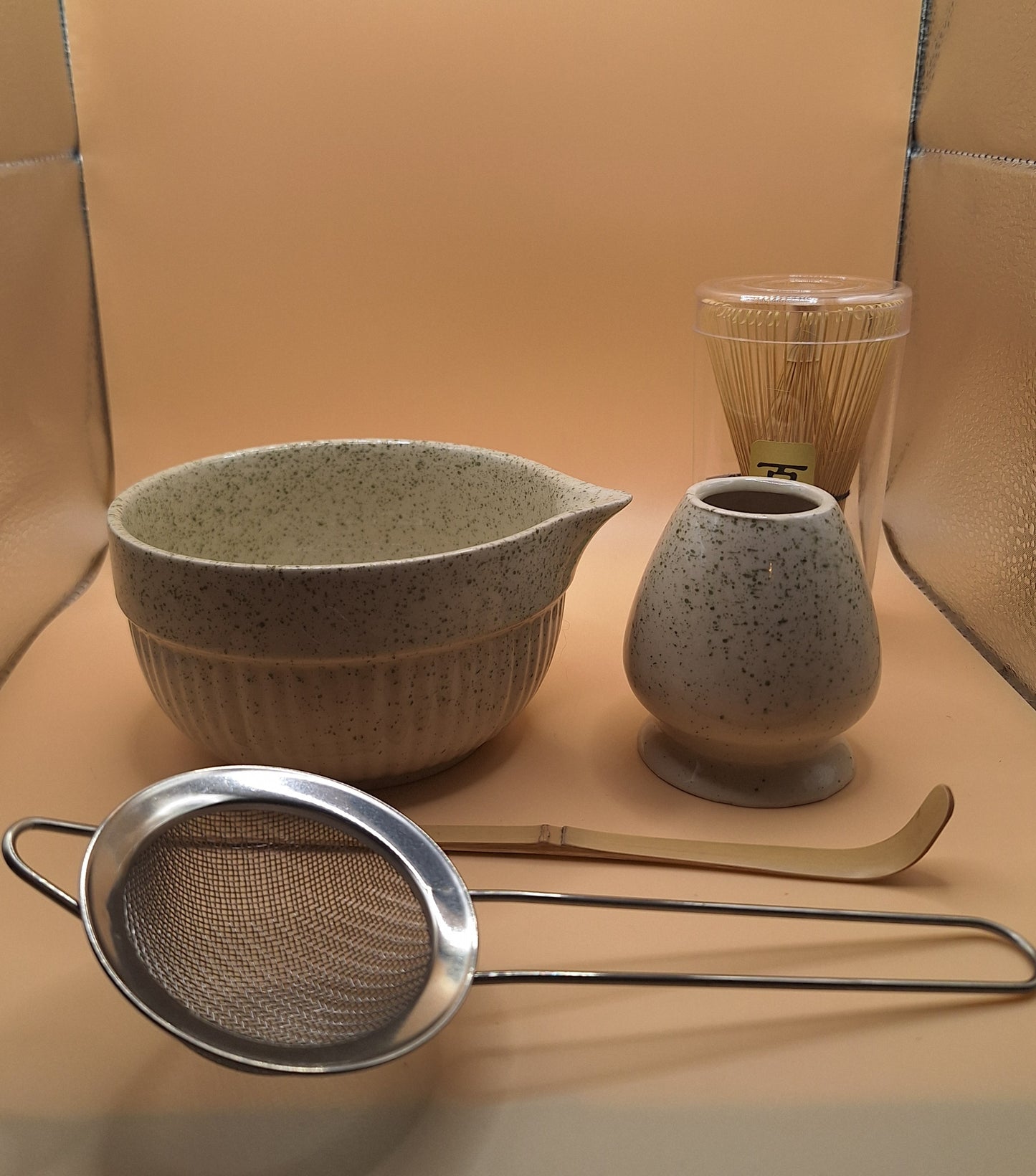 🍃 Kit Matcha “Nagomi - "和み" – Vanille de Madagascar” 🌸
5 pièces en céramique