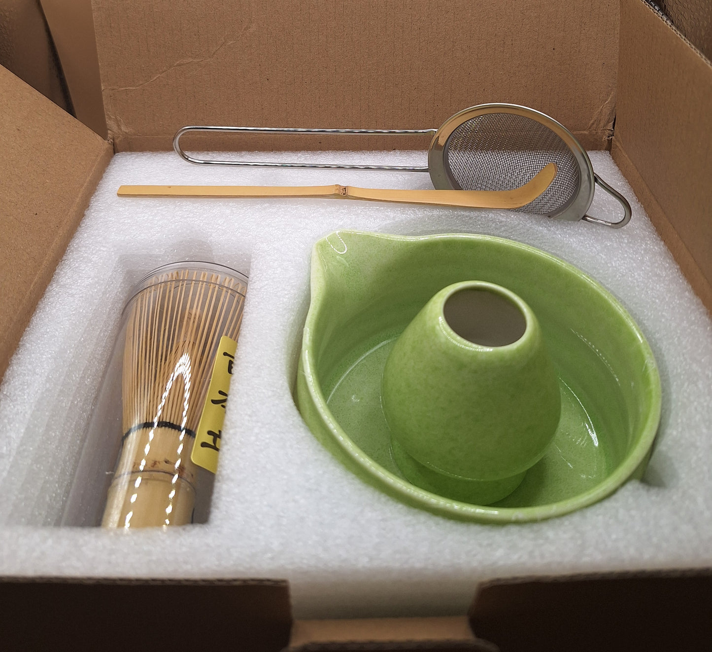 🟢 **Set Matcha 5 pièces – Mekimeki (メキメキ) Le Pointilliste