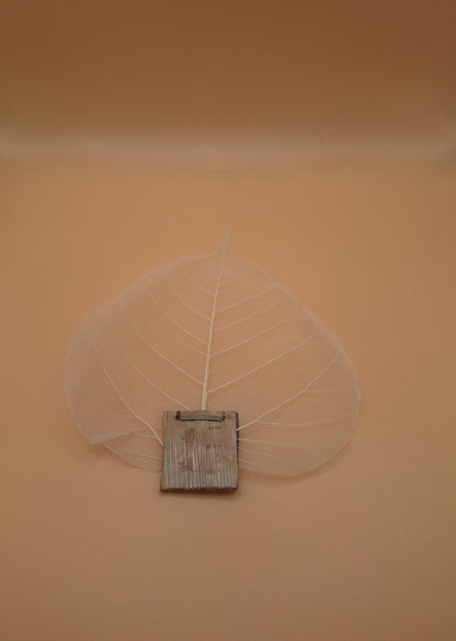 🍃 Filtre à Thé Bodhi – Feuille d’Arbre en Paille de Blé Naturelle