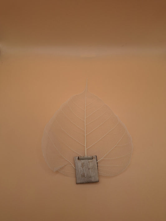 🍃 Filtre à Thé Bodhi – Feuille d’Arbre en Paille de Blé Naturelle