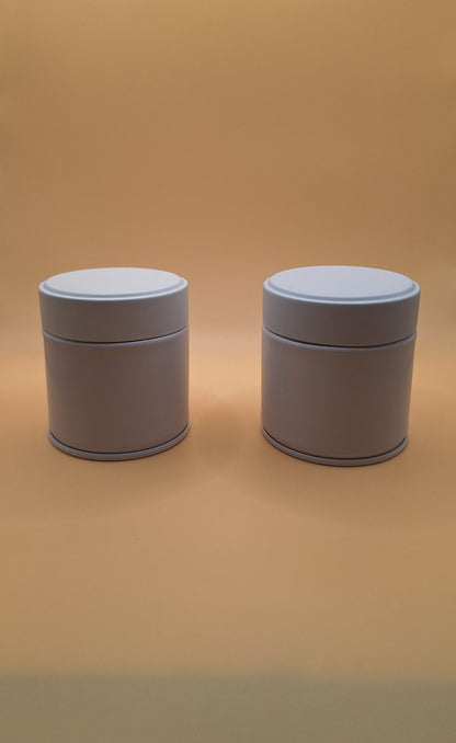 🌿 Boîte à thé Matcha (ou autres poudres) – Style Vintage ✨ Quantité au choix