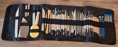 Ensemble Outils de Poterie DIY 55 Pièces – Sculpture & Création 🎨