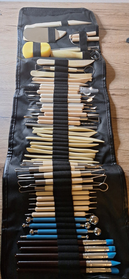 Ensemble Outils de Poterie DIY 55 Pièces – Sculpture & Création 🎨