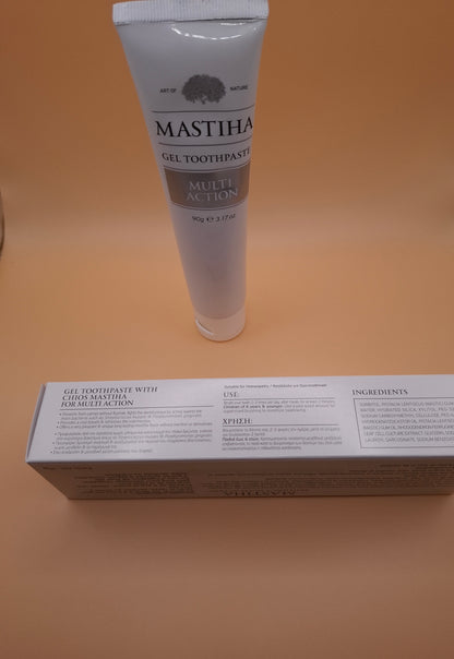 🦷✨ Dentifrice multi-action au Mastic de Chios – 90g
Sans fluor • Sans menthol • Goût naturel unique