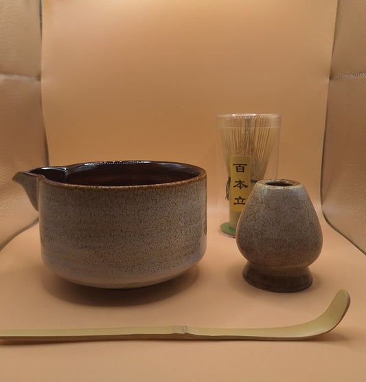 🤍🔥 Kit Matcha “Shiroyaki” 白焼き – Cuit dans la lumière
