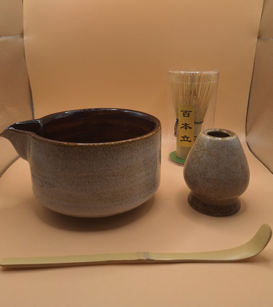 🤍🔥 Kit Matcha “Shiroyaki” 白焼き – Cuit dans la lumière