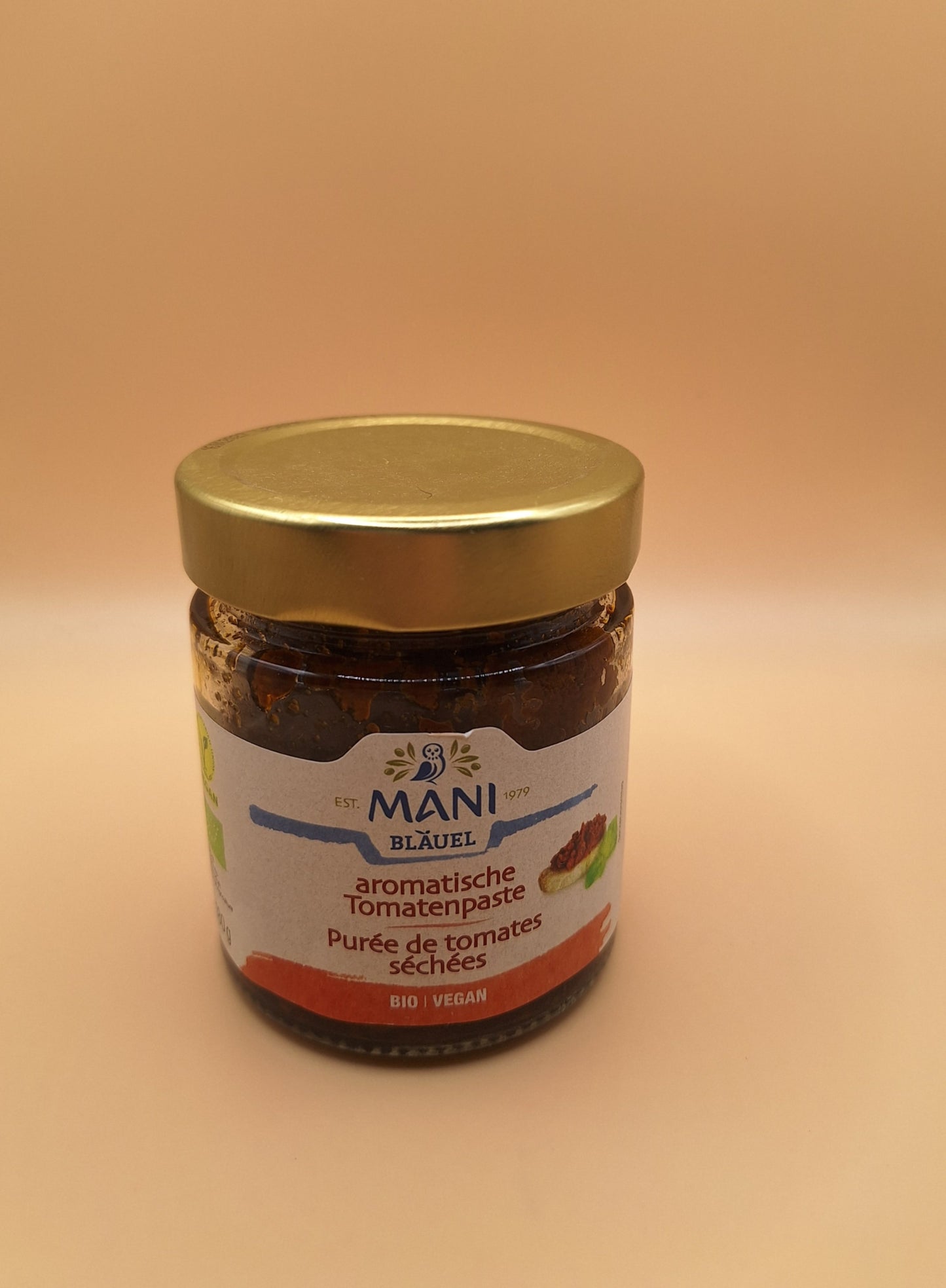 🍅 Purée de Tomates Séchées BIO – 180g | Mani, Péloponnèse