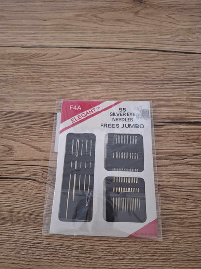 🌟 55 Stainless Steel Sewing Needles - Sewing &amp; Embroidery 🧵