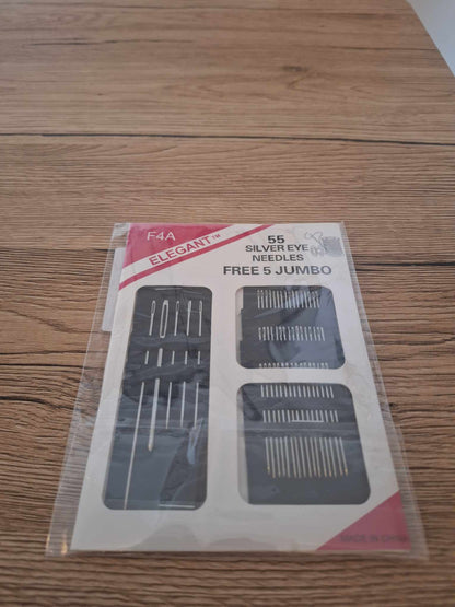 🌟 55 Stainless Steel Sewing Needles - Sewing &amp; Embroidery 🧵