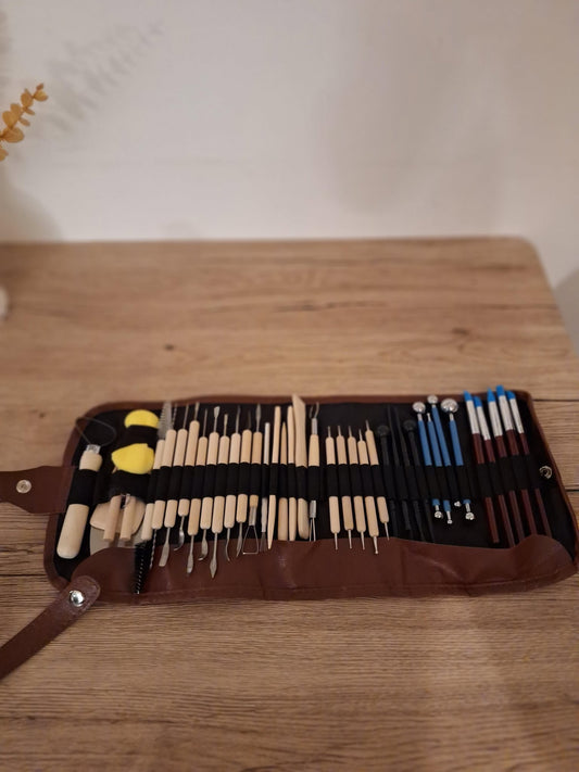 🎨 Ensemble complet de 40 outils pour la céramique et la poterie – Votre kit créatif ultime 🏺