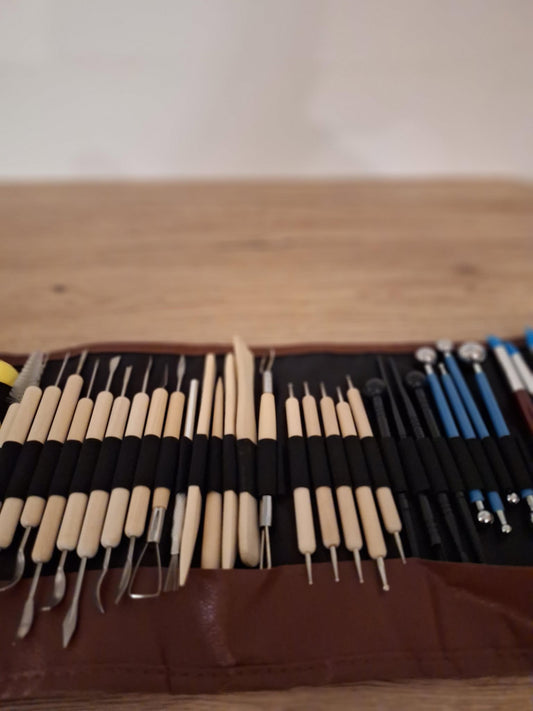 🎨 Ensemble complet de 40 outils pour la céramique et la poterie – Votre kit créatif ultime 🏺