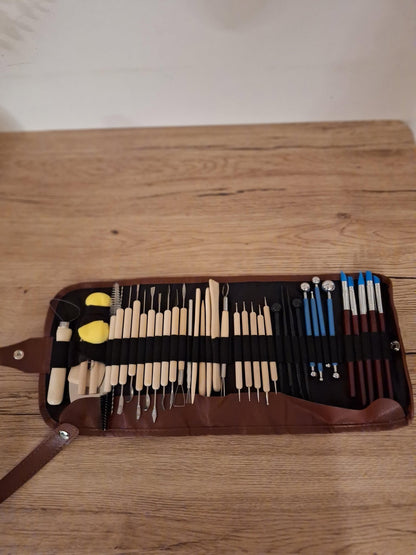 🎨 Ensemble complet de 40 outils pour la céramique et la poterie – Votre kit créatif ultime 🏺