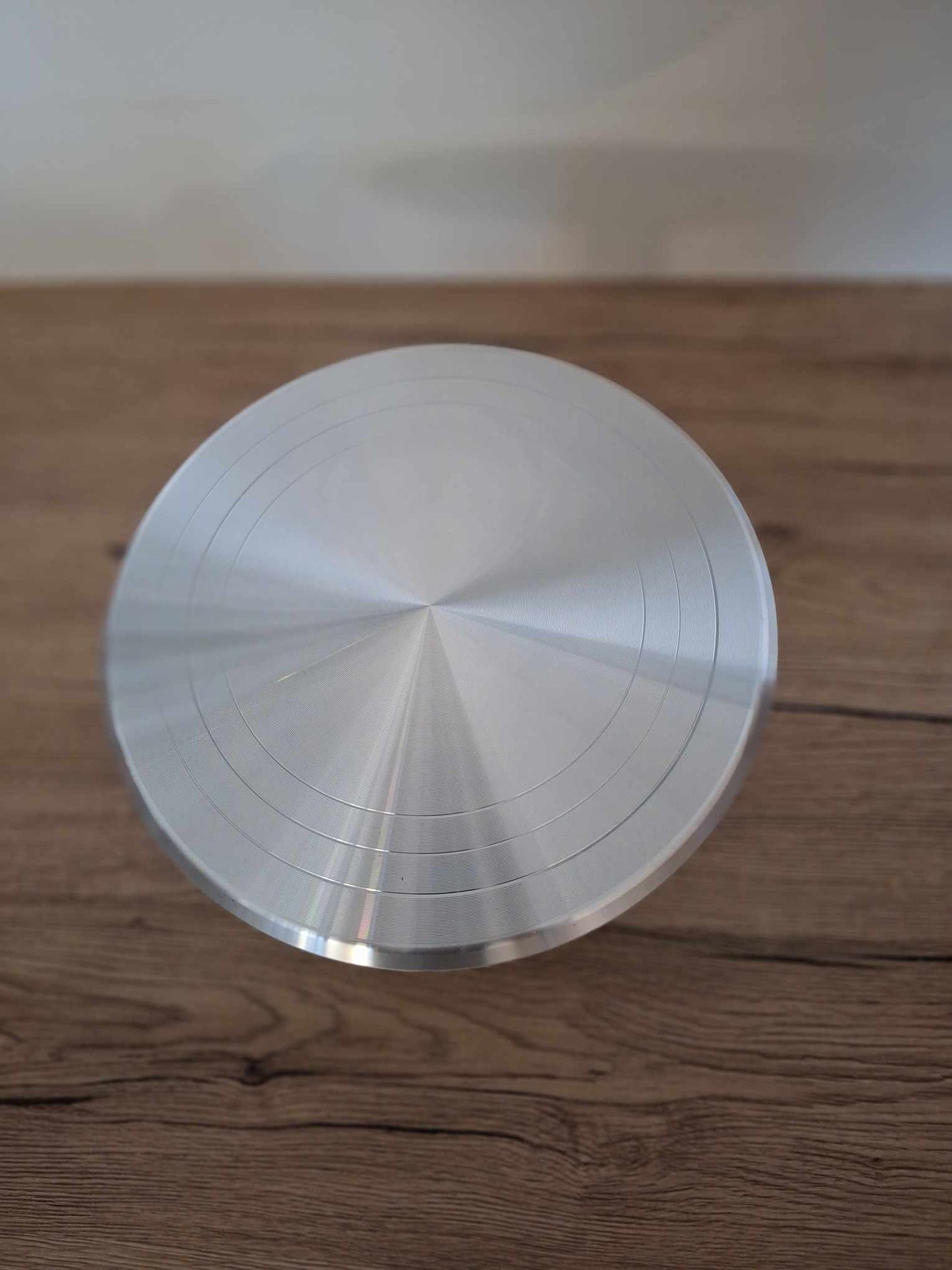 ✨Superbe Plateau tournant Bleu en alliage d'aluminium pour artistes ou pâtissiers ✨ Neuf 25.4 cm