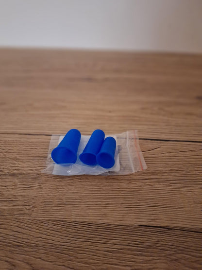 🎨 3 Pack Silicone Finger Protectors for Hot Glue Guns - Choice of Colors