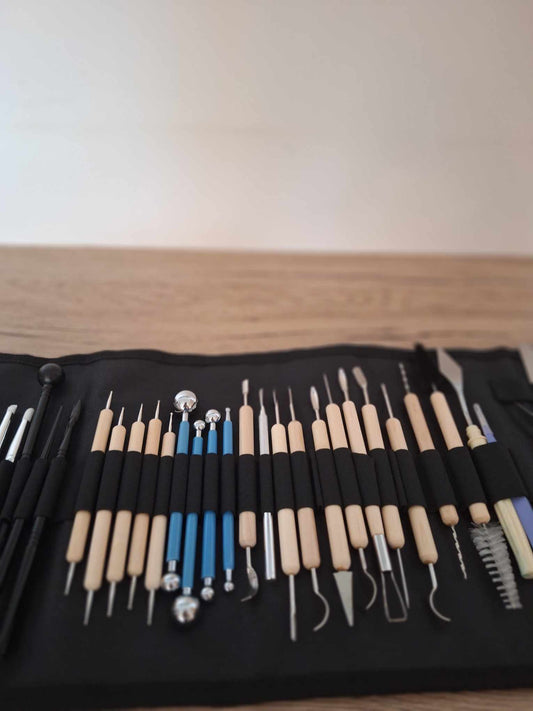 53-Piece DIY Pottery Tool Set – Sculpting &amp; Crafting 🎨