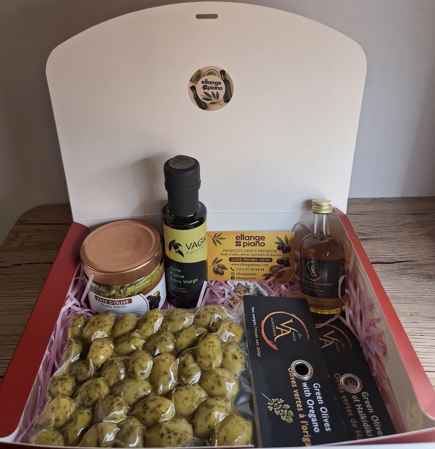 🎁 Coffret de Noël – Saveurs de Grèce