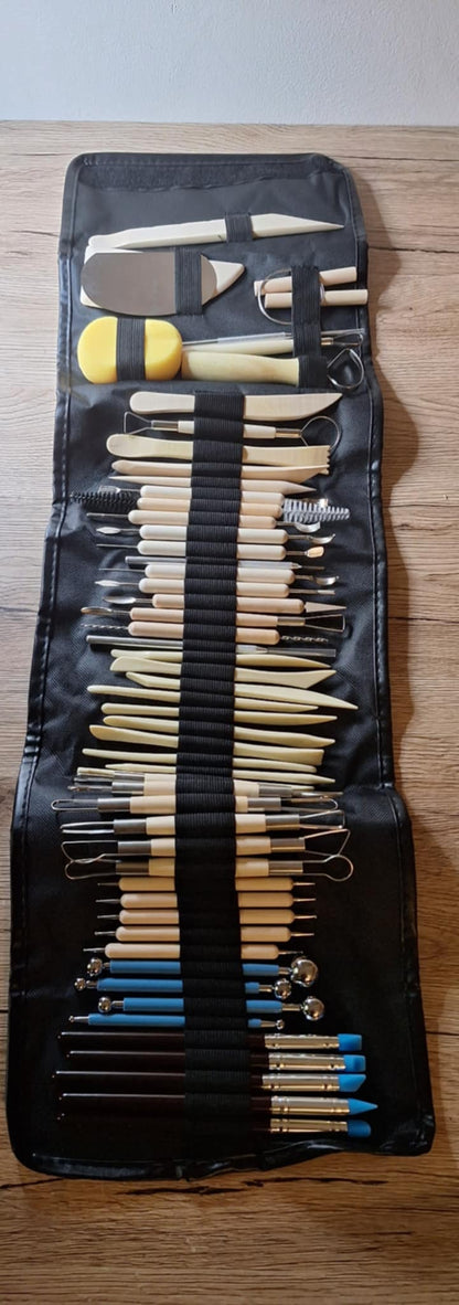 Ensemble Outils de Poterie DIY 55 Pièces – Sculpture & Création 🎨