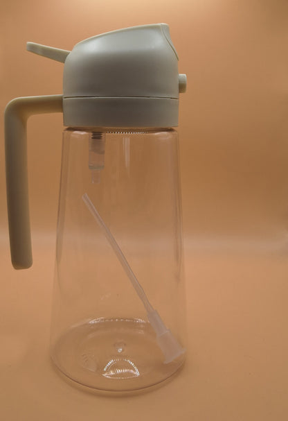 Bouteille Verseur & Pulvérisateur d’Huile en plastique - Couleur au choix