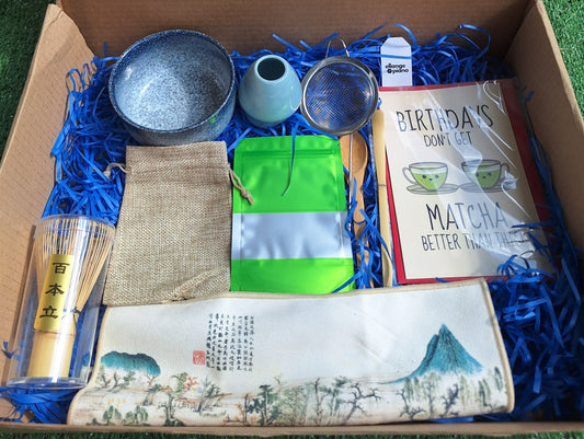 Matcha Gift Box – Rituel japonais à offrir (Anniversaire ou Love Edition au choix 💌🎂)