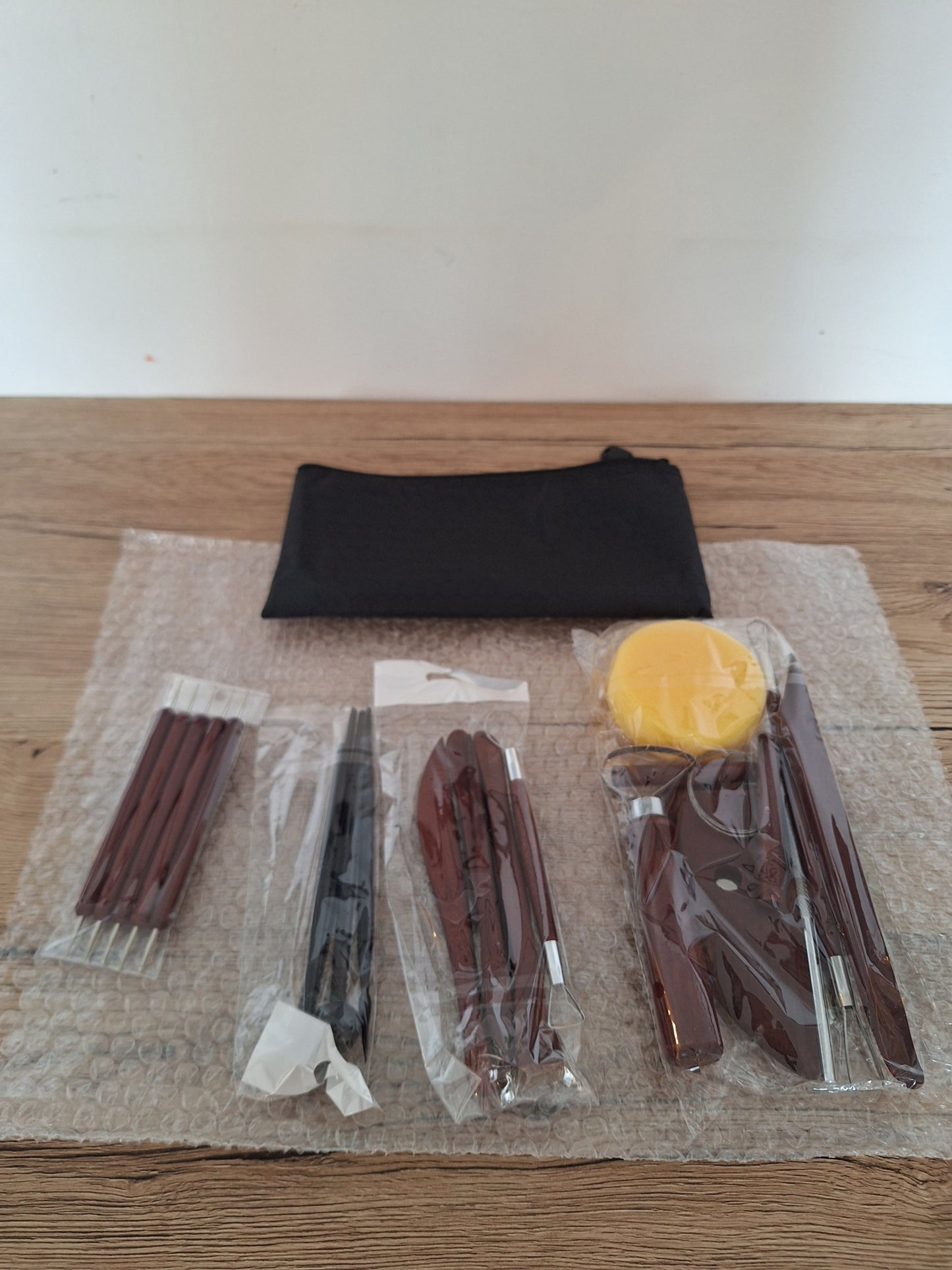 23 Piece Wooden Pottery Tool Kit – Unlimited Sculpting &amp; Creation