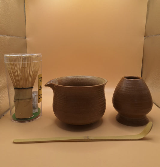 Kiiro Hikari 黄光 4-piece matcha set - Golden light
