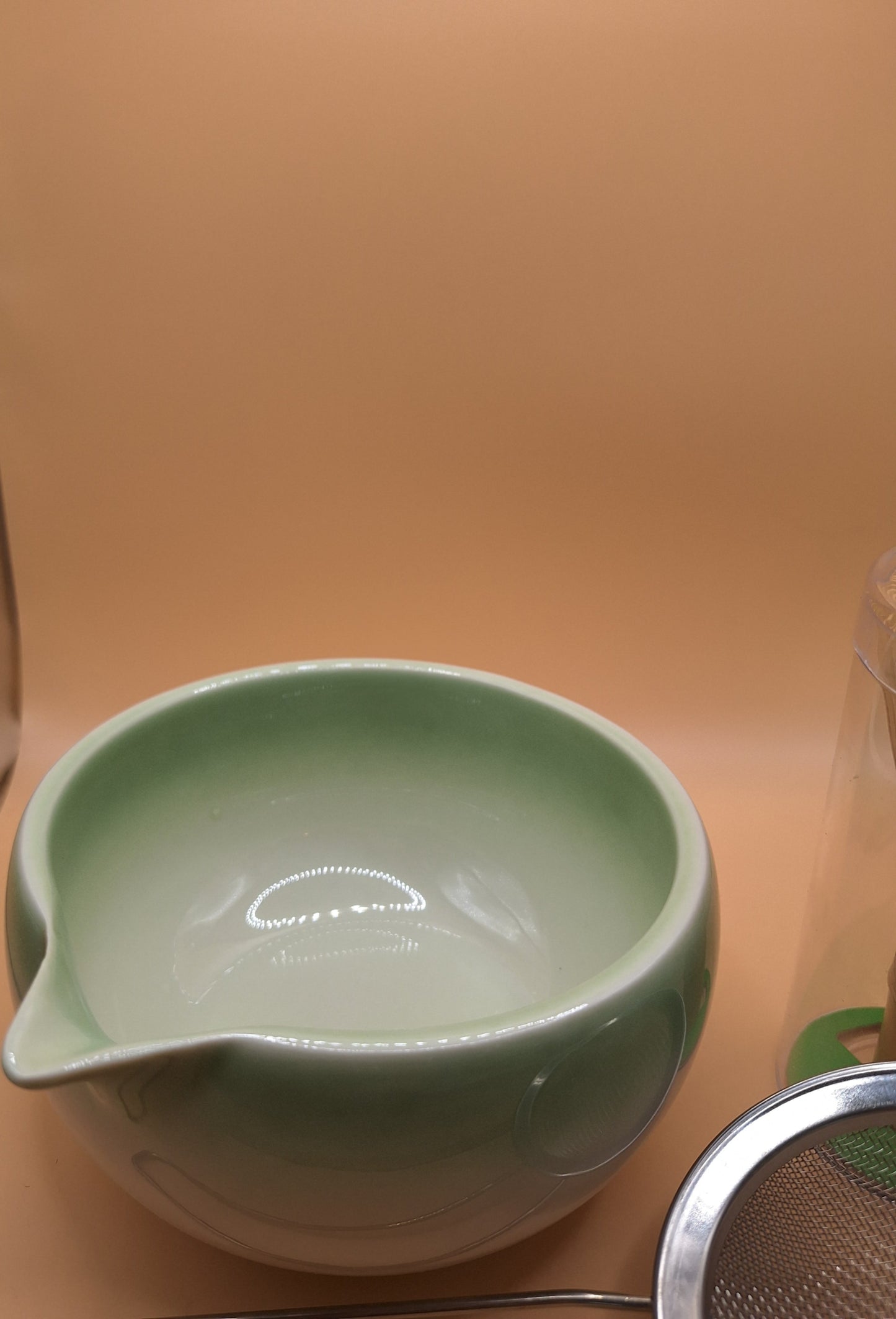 🌿🍶Kit de matcha 4 pièces -  Ryokushiro – 緑白 Harmonie végétale & lumière vanillée