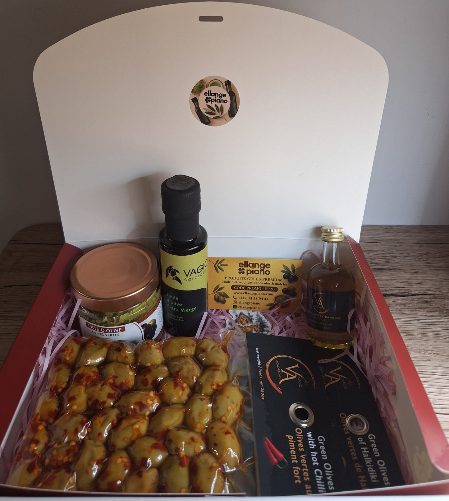 🎁 Coffret de Noël – Saveurs de Grèce