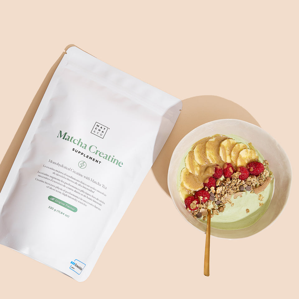 Créatine Monohydratée + Thé Matcha - Matcha & Co - Vegan