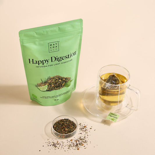 Happy Digestion – Infusion Confort Digestif – Matcha & Co - 100% Bio