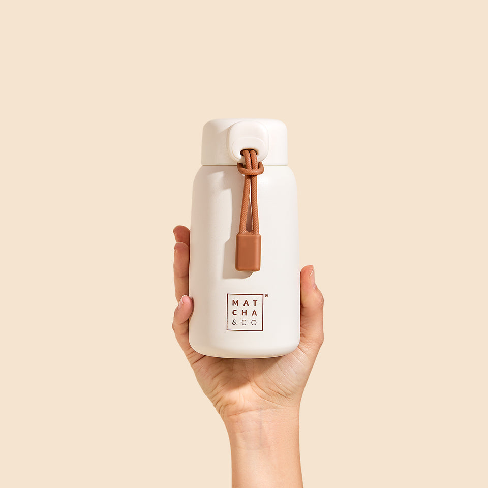🍵 Bouteille Isotherme Premium 400 ml – Acier Inoxydable | Matcha & Co