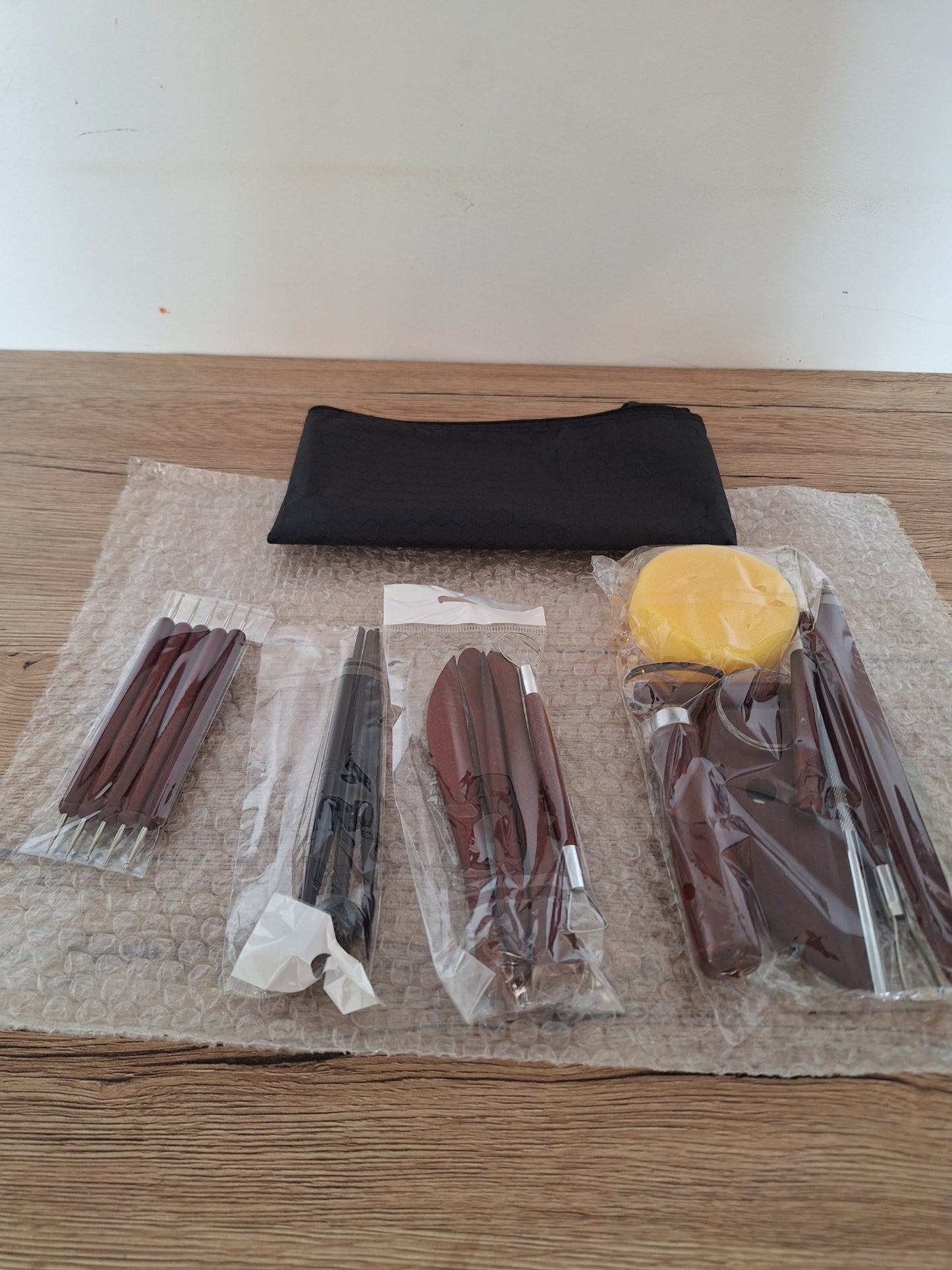 23 Piece Wooden Pottery Tool Kit – Unlimited Sculpting &amp; Creation