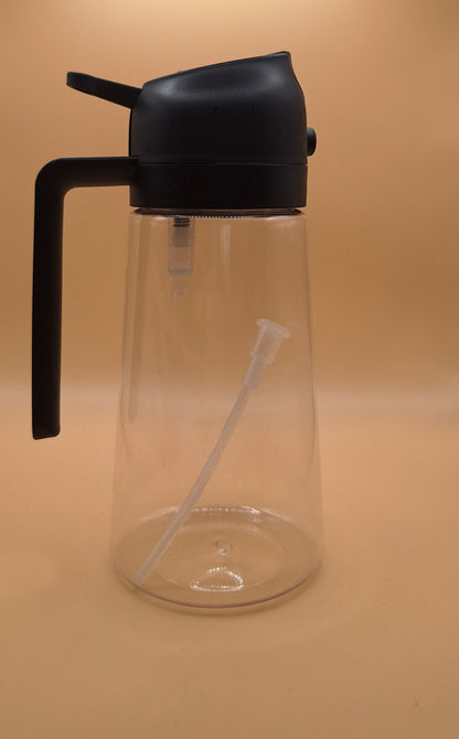 Bouteille Verseur & Pulvérisateur d’Huile en plastique - Couleur au choix