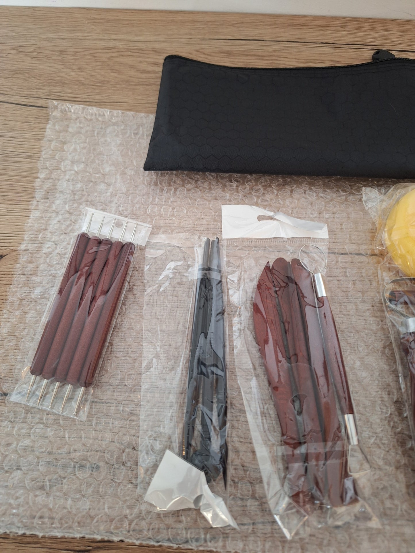 23 Piece Wooden Pottery Tool Kit – Unlimited Sculpting &amp; Creation