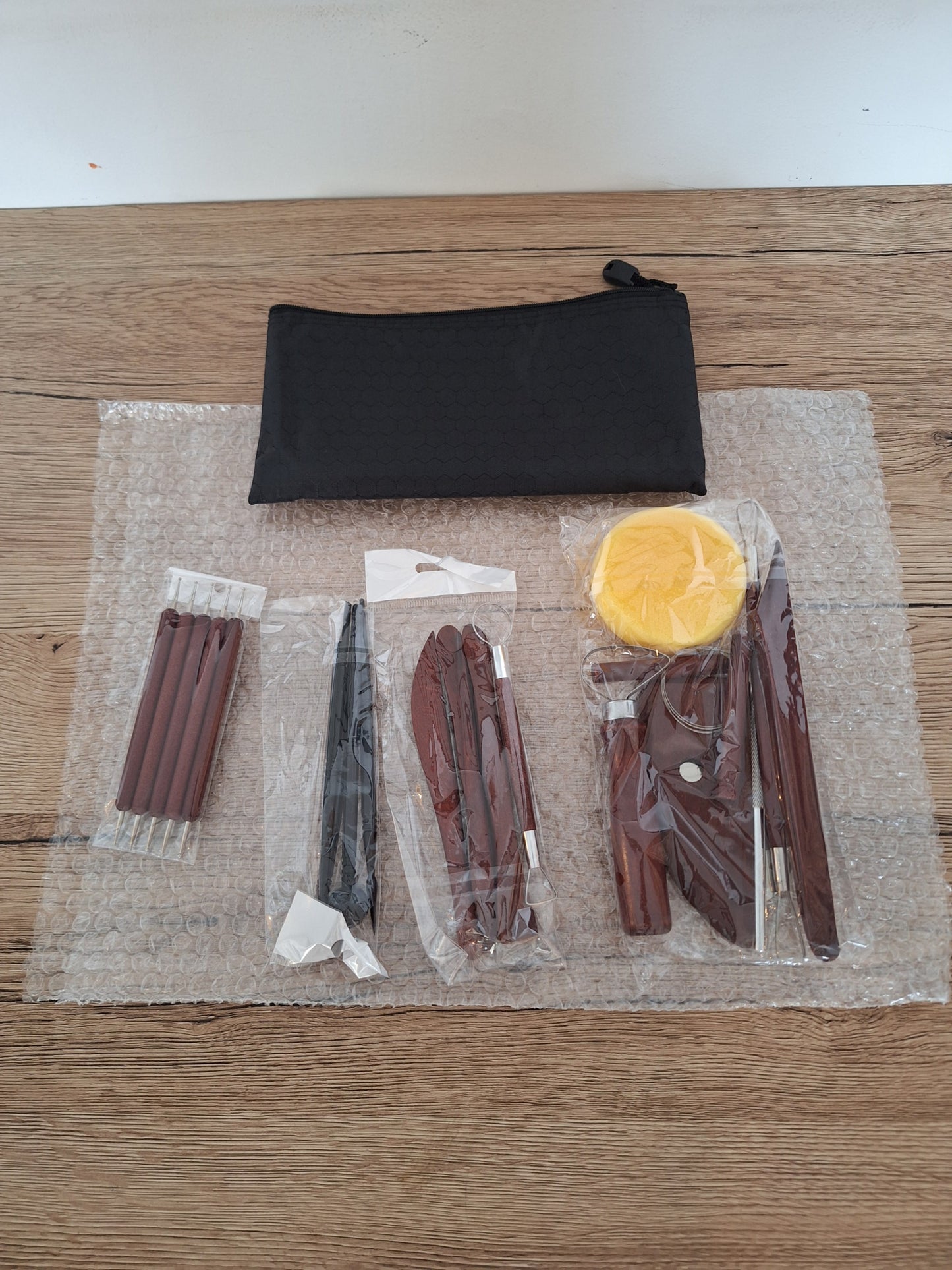 23 Piece Wooden Pottery Tool Kit – Unlimited Sculpting &amp; Creation