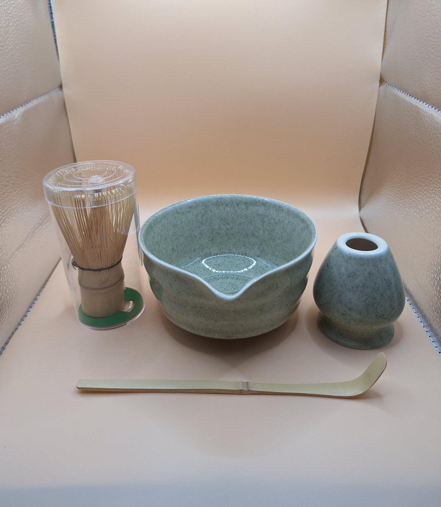 🍃 “Midorikawa” 緑川 – Rivière Émeraude -  Set de matcha en céramique
