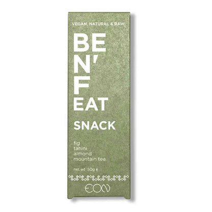 ⚡ Barre énergétique vegan – Figue, Tahini, Amandes & Thé des montagnes – 50 g