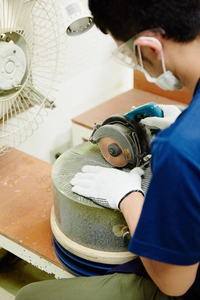 🍃✨ Bol à matcha chawan traditionnel en Porcelaine  – Série “Écume” - Kumiko Matcha - Édition limitée