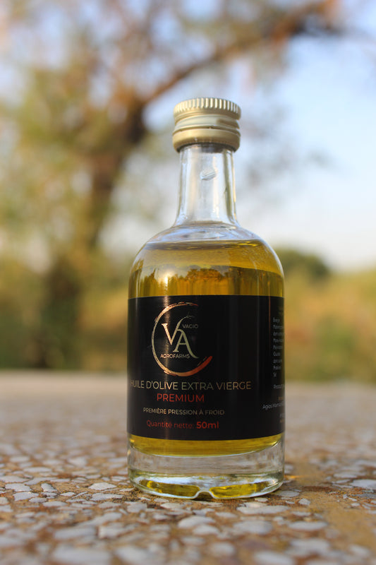 🏅 Premium Extra Virgin Olive Oil – Chalkidiki Variety • 50 ml • 500 ml -