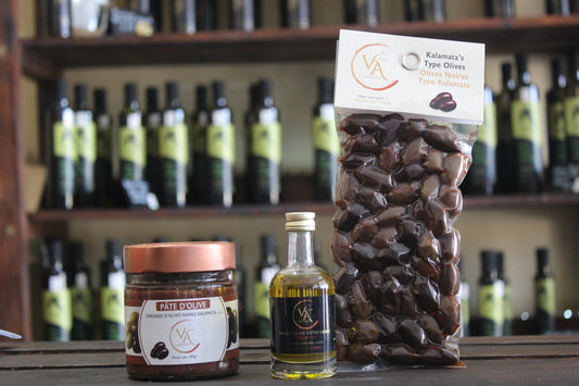 ✨ Χρυσή -Chrysi Gold Medal Olive and Oil Gift Box