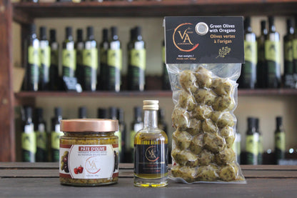 ✨ Χρυσή -Chrysi Gold Medal Olive and Oil Gift Box